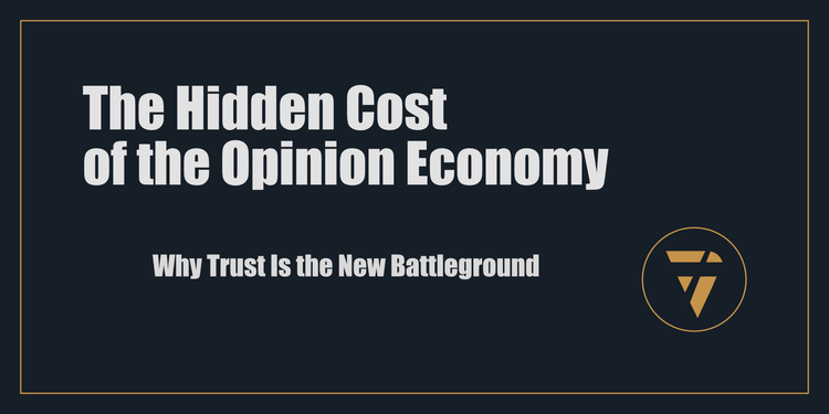 The Hidden Cost of the Opinion Economy