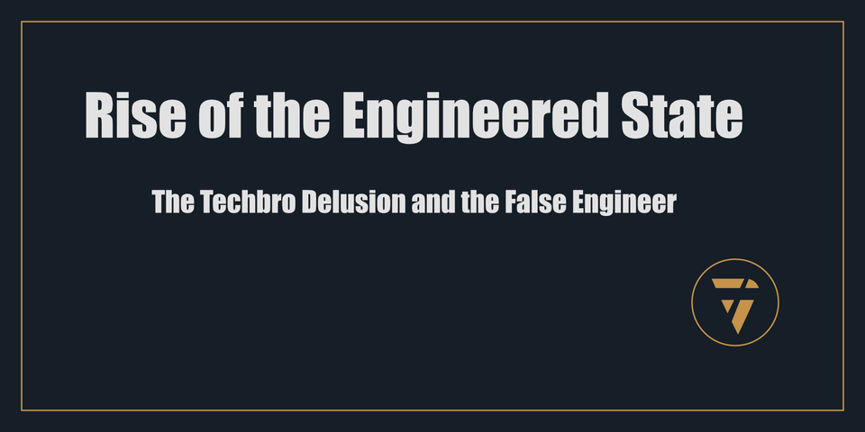 Rise of the Engineered State: The Techbro Delusion and the False Engineer